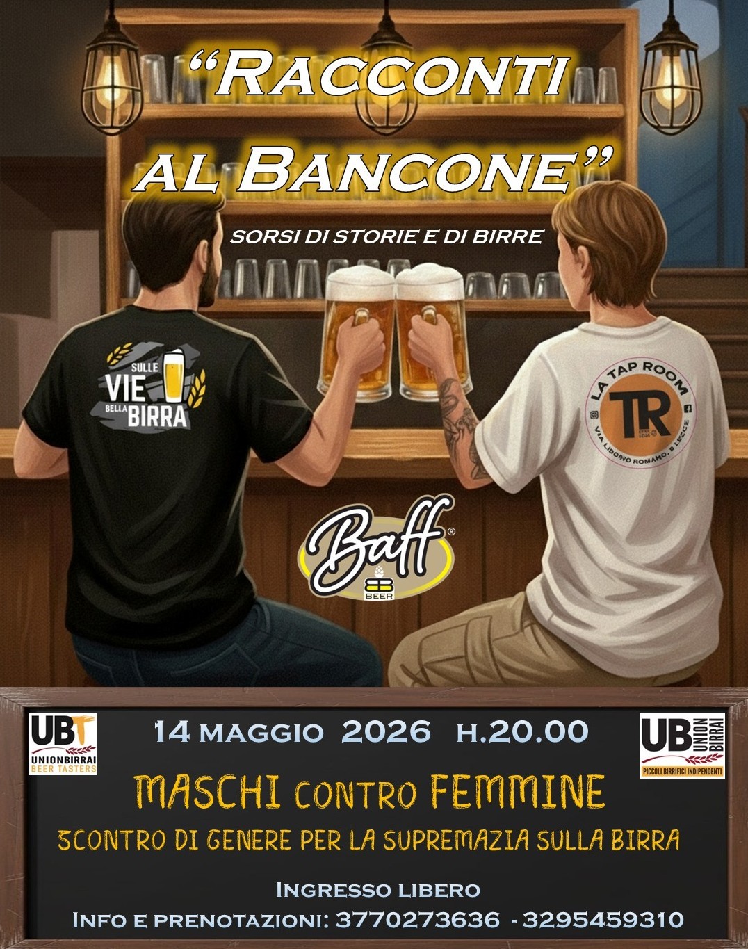LECCE : "RACCONTI AL BANCONE"