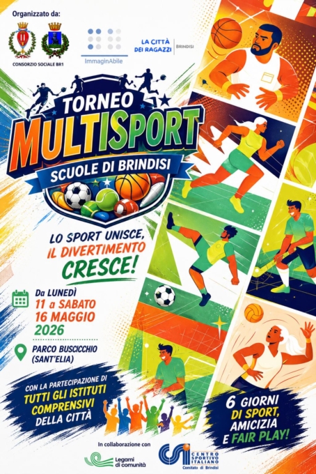 BRINDISI : PARCO BUSCICCHIO : TORNEO MULTISPORT