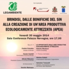 LEGAMBIENTE BRINDISI:"Dalle bonifiche all'Area Produttiva Ecologicamente Attrezzata"