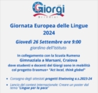  GIORNATA EUROPEA DELLE LINGUE 2024