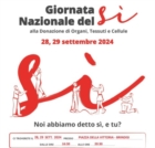 La Giornata Nazionale AIDO quest'anno si svolgerà nei giorni 27, 28 e 29 settembre.