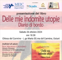  OSTUNI : UN LIBRO PER RAGGIUNGERE LE UTOPIE