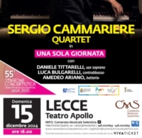LECCE : TEATRO APOLLO : SERGIO CAMMARIERE