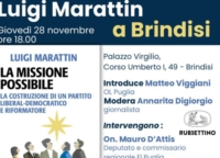 BRINDISI :  �LA MISSIONE POSSIBILE� DELL�ON. LUIGI MARATTIN 