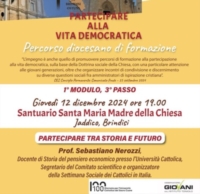BRINDISI : DIOCESI : PARTECIPARE ALLA VITA DEMOCRATICA