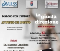 CAROVIGNO : CASTELLO DENTICE DI FRASSO : PRESENTAZIONE LIBRO
