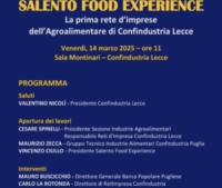 LECCE :  �SALENTO FOOD EXPERIENCE�