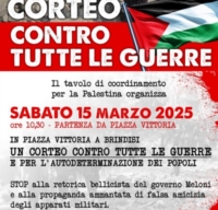 BRINDISI : TAVOLO PRO PALESTINA : CONTRO FALSA 