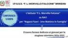 BRINDISI : MORVILLO FALCONE PARTECIPA A "RAGAZZI FUORI"