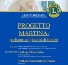 FASANO : LIONS CLUB : "PROGETTO MARTINA"