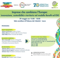 LECCE : LE IMPRESE CHE CAMBIANO L'EUROPA