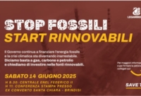 BRINDISI : LEGAMBIENTE :  STOP FOSSILI START RINNOVABILI