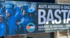 ROMA : MANIFESTAZIONE CONTRO IL GENOCIDIO : PARTECIPAZIONE COMITATO BRINDISI