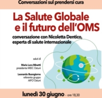 OSTUNI : DUE INCONTRI : PRENDERSI CURA DELLE PERSONE E DEL MONDO