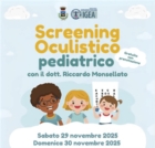 GROTTAGLIE : SCREENING OCULISTICO PEDIATRICO GRATUITO