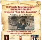 SAN VITO DEI NORMANNI : PREMIO INTERNAZIONALE GIUSEPPE FASANO