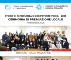BRINDISI TARANTO : CAM COM :  “STORIE DI ALTERNANZA” : I PREMIATI