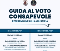 TORCHIAROLO : DUE INCONTRI SUL REFERENDUM  GIUSTIZIA
