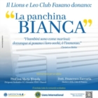 FASANO : LIONS E LEO CLUB DONANO UNA PANCHINA BIANCA