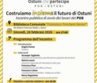 OSTUNI : AVVIATA REDAZIONE NUOVO PUG