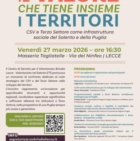 BRINDISI LECCE : CSV E TERZO SETTORE : INCONTRO STRATEGICO