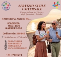 BRINDISI : SERVIZIO CIVILE UNIVERSALE : CANDIDATURE UICI