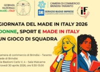 BRINDISI : CAM COM : DONNE SPORT E MADE IN ITALY