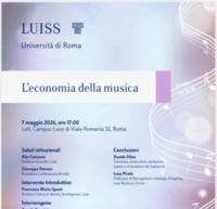 ROMA : CONFINDUSTRIA BRINDISI E LUISS : L'ECONOMIA DELLA MUSICA