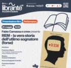 BRINDISI : "REM-LA VERA STORIA DELL'ULTIMO SOGNATORE (FORSE)