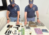 FRANCAVILLA FONTANA : ARRESTO PER DROGA E ARMI