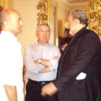 Emiliano alla prima uscita pubblica dell'associazione 