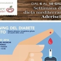 Settimana Dieta Mediterranea, anche a Foggia consulenze gratuite