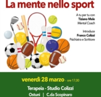 OSTUNI : TERAPIA PRESENTA IL MENTAL COACING SPORTIVO