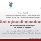 Mostra Giochi e Giocattoli nel mondo antico